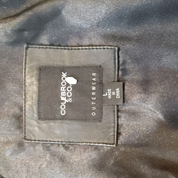 Colebrook & Co. Outer Shell Leather Jacket - Picture 3 of 10